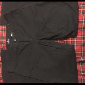 American eagle black khaki pants